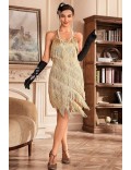 Gatsby Dress with Sequins and Fringe