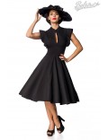 Elegant Black Swing Retro Dress