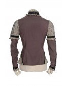 Steampunk Blouse with Jabot and Paisley Pattern (101244) - 6, 14
