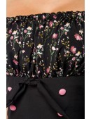 Блузка с открытыми плечами в стиле Ретро B231 (101231) - оригинальная одежда, 2