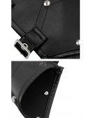 Steampunk One Shoulder Faux Leather Shrug CC4099 (104099) - цена, 4