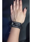 Leather Bracelet with Rings XJ139 (710139) - 5, 12