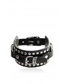 Leather Bracelet with Rings XJ139 (710139) - материал, 6