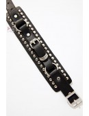 Leather Bracelet with Rings XJ139 (710139) - оригинальная одежда, 2