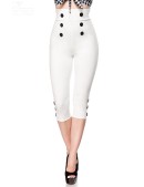 Білі брюки з високою талією 057 (108057) - 3, 8