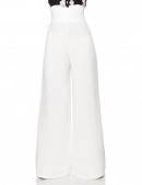 Белые широкие женские брюки Belsira (108060) - оригинальная одежда, 2