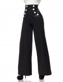 Wide Leg Trousers With Pockets and High-waist (108061) - foto