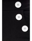 Широкие брюки с карманами и высоким поясом (108061) - 3, 8