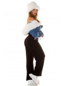 Широкие черные брюки палаццо (108131) - цена, 4