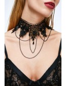 Choker Necklace with Chains XA2351 (7062351) - оригинальная одежда, 2