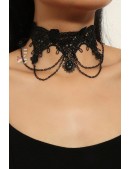 Lace Necklace with a Beautiful Pendant (706257) - оригинальная одежда, 2