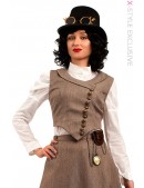 Women's Steampunk Retro Costume X8038 (118038) - материал, 6