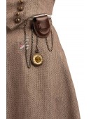 Юбка Steampunk с навесным карманом и часами X7202 (107202) - оригинальная одежда, 2