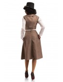 Steampunk Skirt with Hinged Pocket and Watch X7202 (107202) - материал, 6