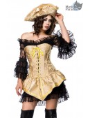 Women's Pirate Costume (Dress, Corset, Hat) (118112) - оригинальная одежда, 2