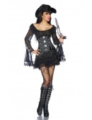 Чорна сукня піратки A7183 (127183) - цена, 4