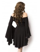 Платье-туника c широкими рукавами A5018 (165018) - оригинальная одежда, 2