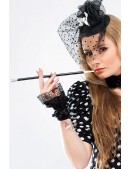 Аксесуари в стилі Gatsby (рукавички, мундштук, намисто) (611005) - цена, 4