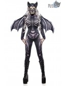 Skull Bat Lady Costume (4 in 1) (118130) - foto