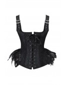 Corset with Peplum and Feathers L1171 (121171) - материал, 6