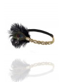 1920s Feather Headband UV244 (504244) - цена, 4