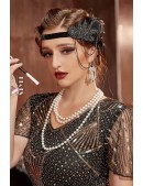 Gatsby Headband with Feathers and Chains (504248) - материал, 6
