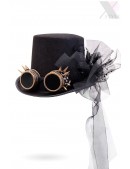 Women's Steampunk Top Hat with Goggles XA1462 (5011462) - foto