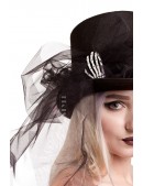 Skeleton Hand Women's Top Hat X139 (501139) - оригинальная одежда, 2