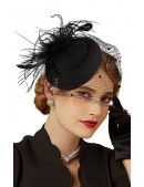 Fascinator Gatsby Veil Hat (502017) - foto