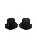 Черные шляпки (2 шт) (502047) - foto