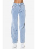 Широкие джинсы палаццо J270 (108122) - цена, 4