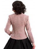 Women's Retro Tweed Blazer Jacket X2116 (112116) - цена, 4