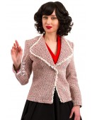 Women's Retro Tweed Blazer Jacket X2116 (112116) - foto
