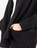 Women's Black Knit Cardigan Jacket XC4121 (114121) - оригинальная одежда, 2