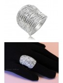 Массивное кольцо с камнями XT-Jewelry (708160) - foto