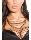 Chunky Chain Necklace and Earrings (713010) - оригинальная одежда, 2
