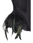 Corset with Peplum and Feathers L1171 (121171) - цена, 4