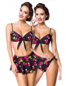Retro Swimsuit with a Skirt (140087) - цена, 4