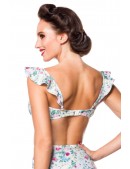 Floral Swimsuit with Interchangeable Straps (140100) - материал, 6
