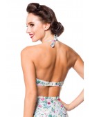 Floral Swimsuit with Interchangeable Straps (140100) - оригинальная одежда, 2