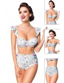 Floral Swimsuit with Interchangeable Straps (140100) - foto
