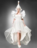 Mask Paradise White Swan Costume (118019) - материал, 6
