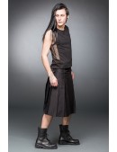Black Kilt with Hanging Pocket (204085) - оригинальная одежда, 2