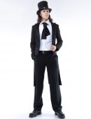 Men's Tailcoat Tuxedo Costume (waistcoat, plastron, scarf) (205001) - оригинальная одежда, 2