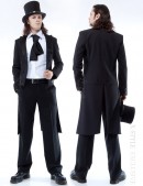 Men's Tailcoat Tuxedo Costume (waistcoat, plastron, scarf) (205001) - foto