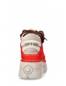 Red Nubuck Platform Sneakers N4009 (314009) - материал, 6