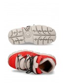 Red Nubuck Platform Sneakers N4009 (314009) - цена, 4