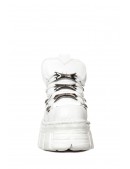 Белые кожаные кроссовки на массивной подошве B4004 (314004) - 7, 16