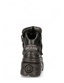 Чорні шкіряні черевики на платформі TOWER LATERAL (314018) - оригинальная одежда, 2