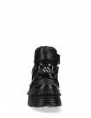 Черные кожаные кроссовки на платформе CASCO LATERAL (314047) - 3, 8